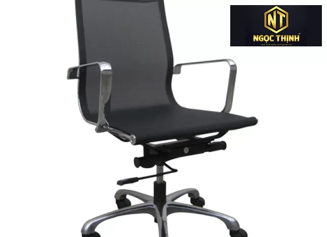 Ghế lưới lãnh đạo cao cấp, khung ghế bằng thép mạ được bọc vải lưới chịu lực GL304